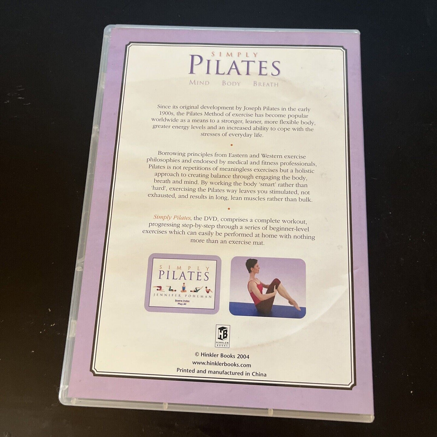 Simply Pilates by Jennifer Pohlman (DVD, 2004) All Regions