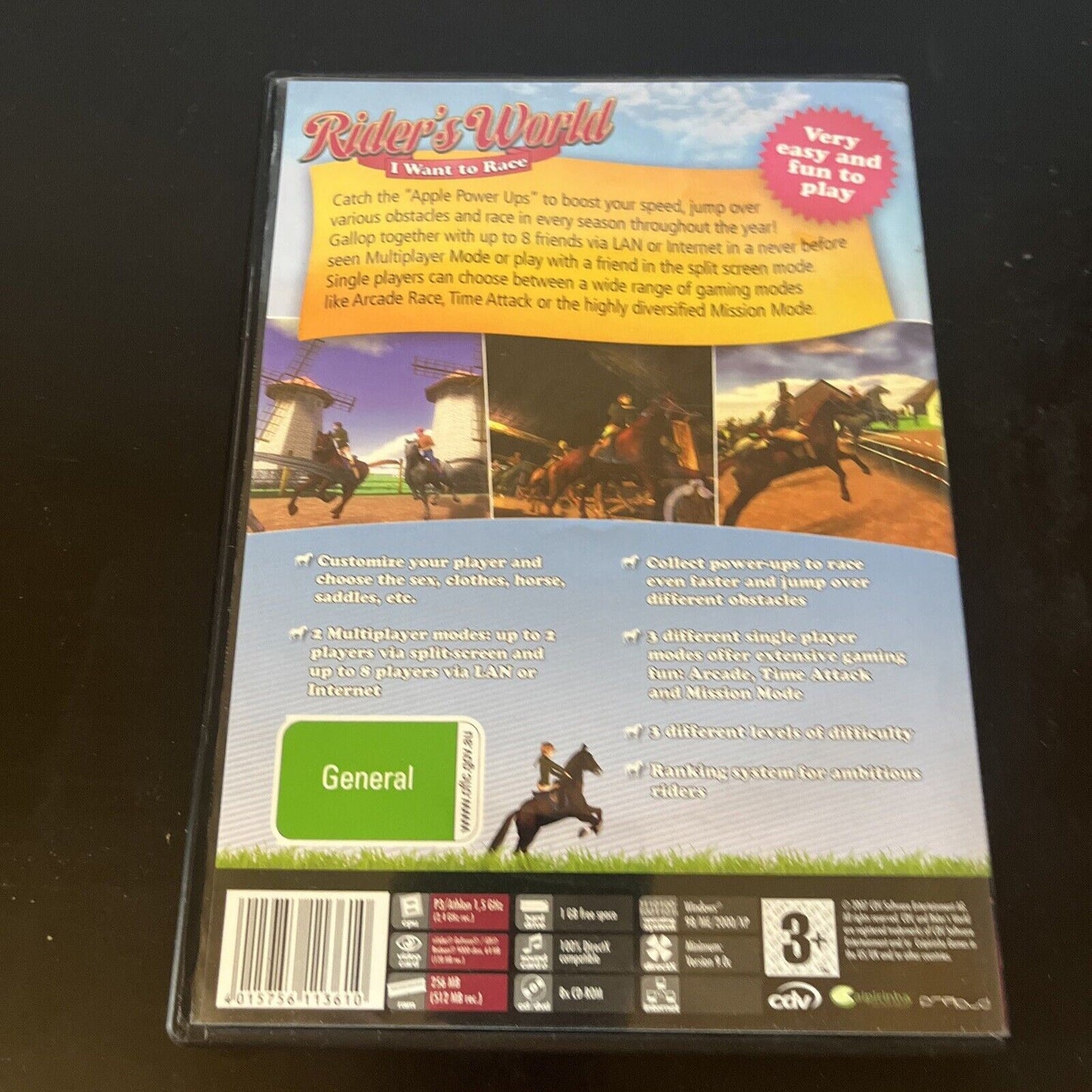 Rider's World - I Want to Race PC CDROM Windows XP