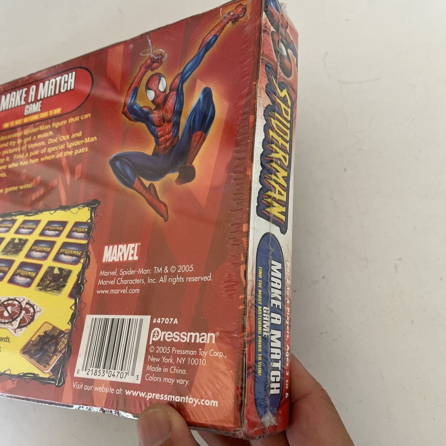 *New Sealed* Spider-Man - Make A Match Game Marvel 2005
