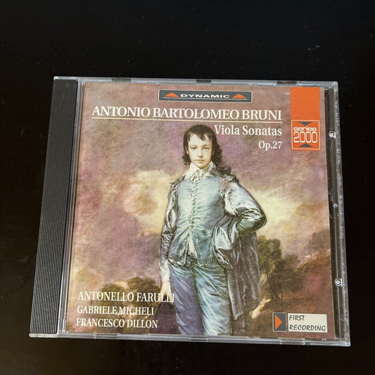 Antonio Bartolomeo Bruni - Viola Sonatas Op. 27 (CD, 1997)