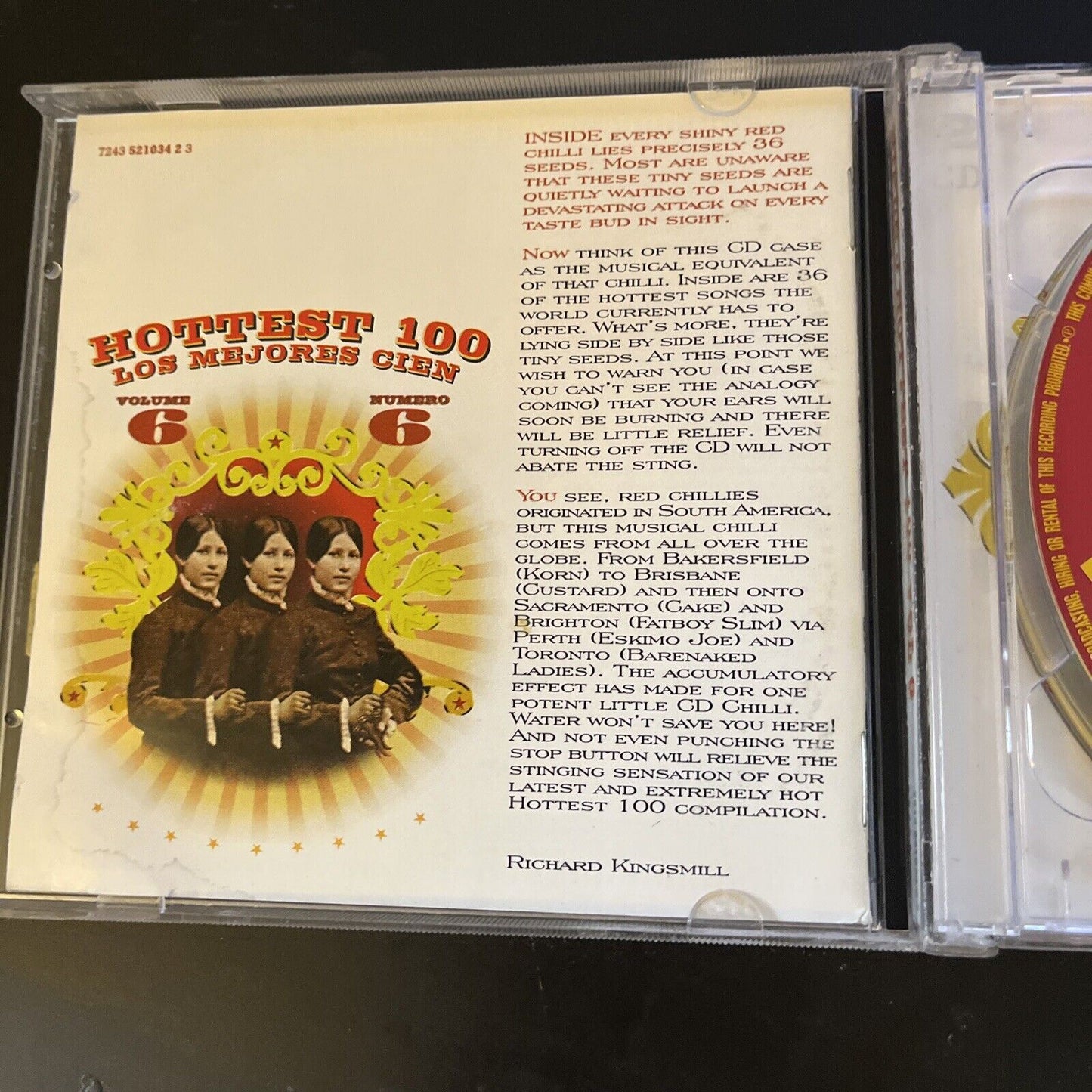 Triple J - Hottest 100 Volume 6 (CD, 1999, 2-Disc)