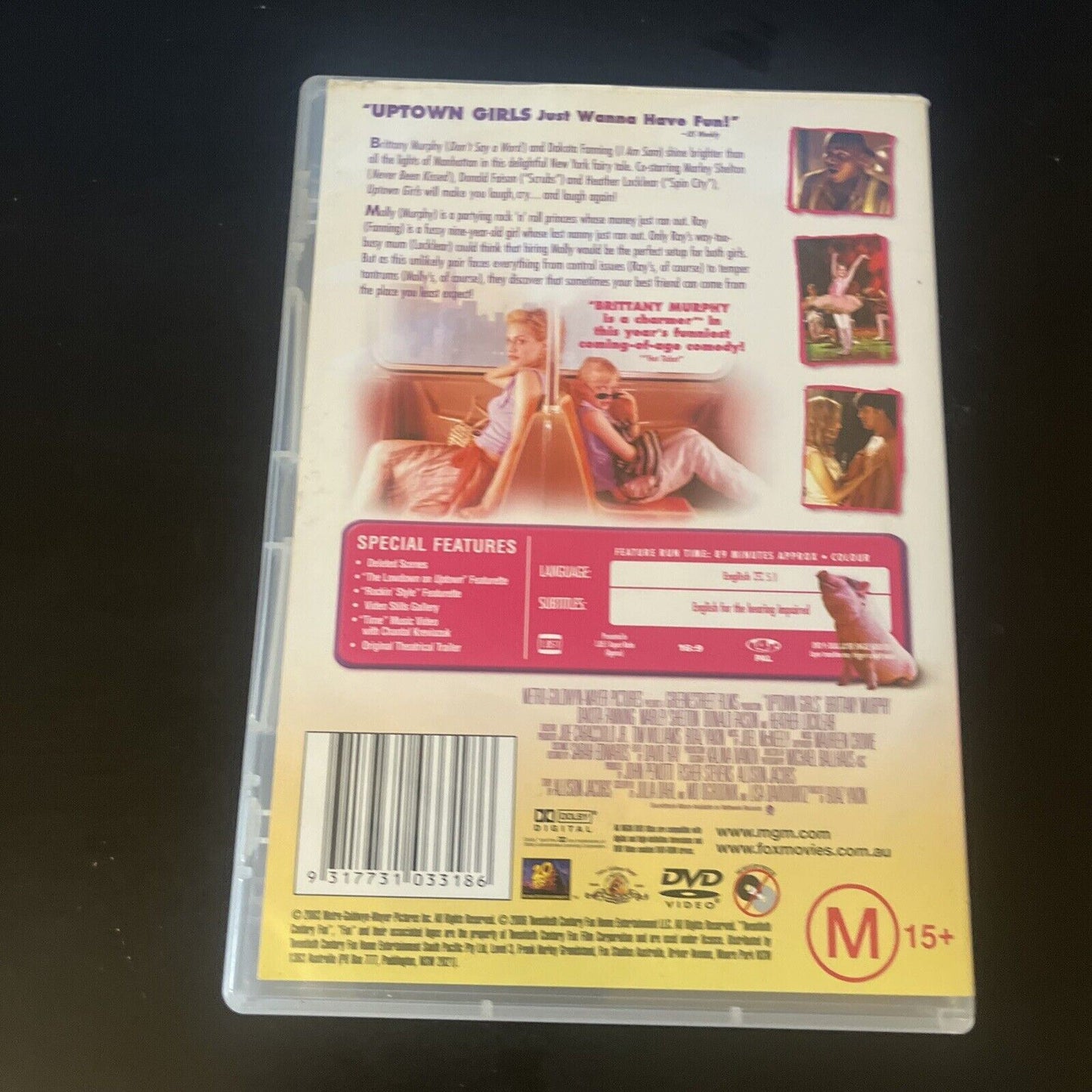 Uptown Girls (DVD, 2003) Brittany Murphy, Dakota Fanning Region 4