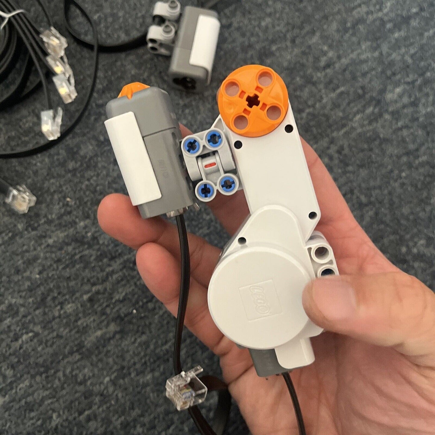 LEGO Mindstorms NXT Brick, Battery, Charger, Motors, Sensors, Lights and Cables