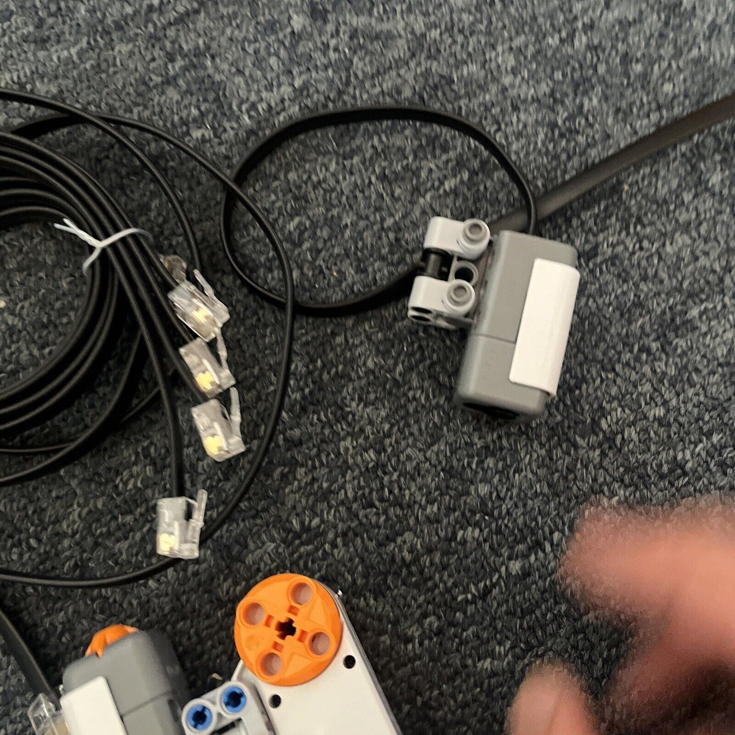 LEGO Mindstorms NXT Brick, Battery, Charger, Motors, Sensors, Lights and Cables