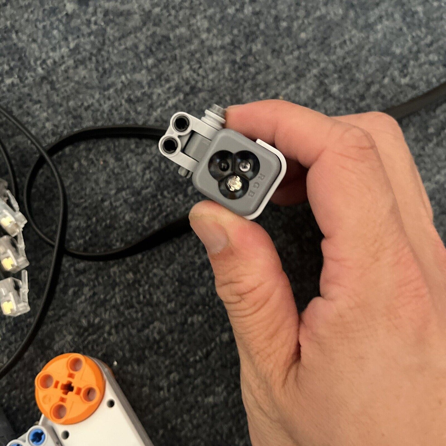 LEGO Mindstorms NXT Brick, Battery, Charger, Motors, Sensors, Lights and Cables