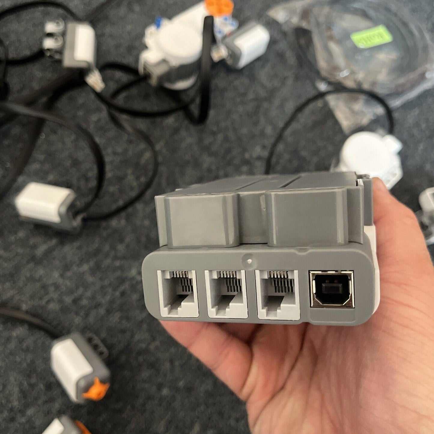 LEGO Mindstorms NXT Brick, Battery, Charger, Motors, Sensors, Lights and Cables