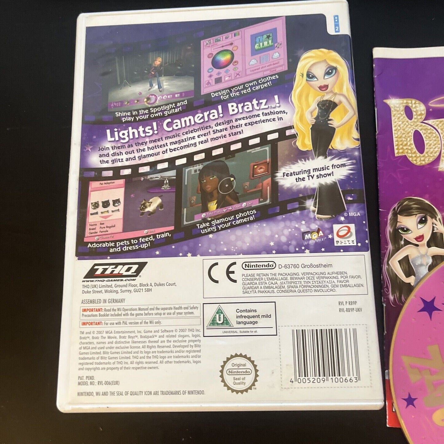 Bratz The Movie - Nintendo Wii PAL Game in incl Manual