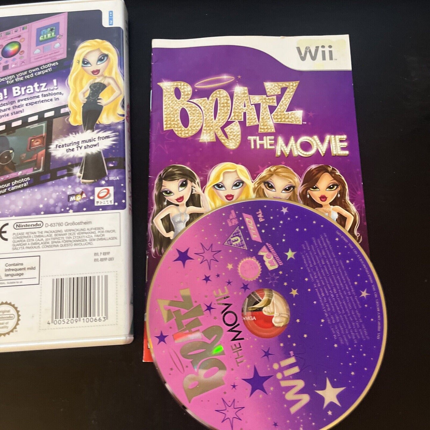 Bratz The Movie - Nintendo Wii PAL Game in incl Manual