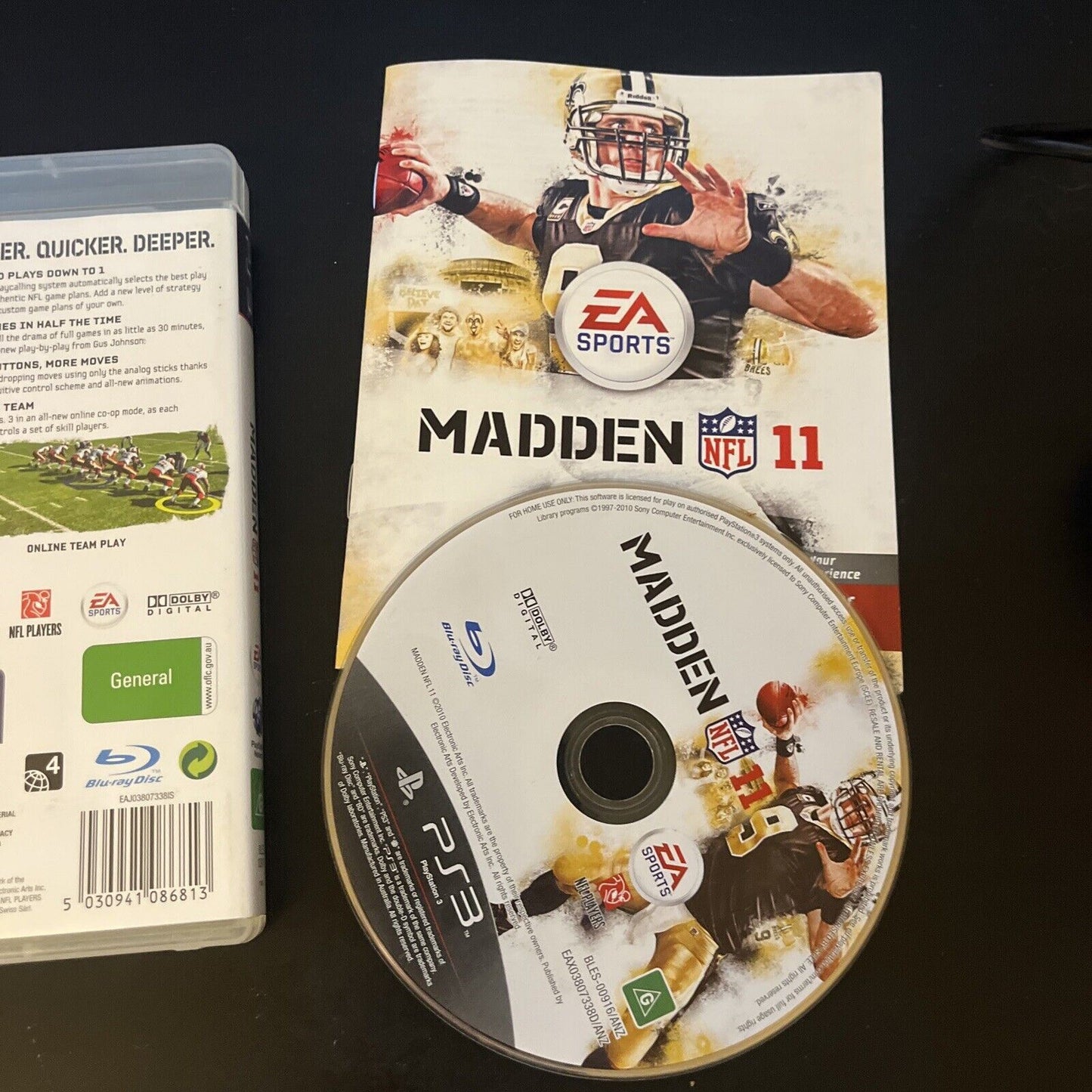 Madden NFL 11 for Sony PS3 / PlayStation 3 With Manual