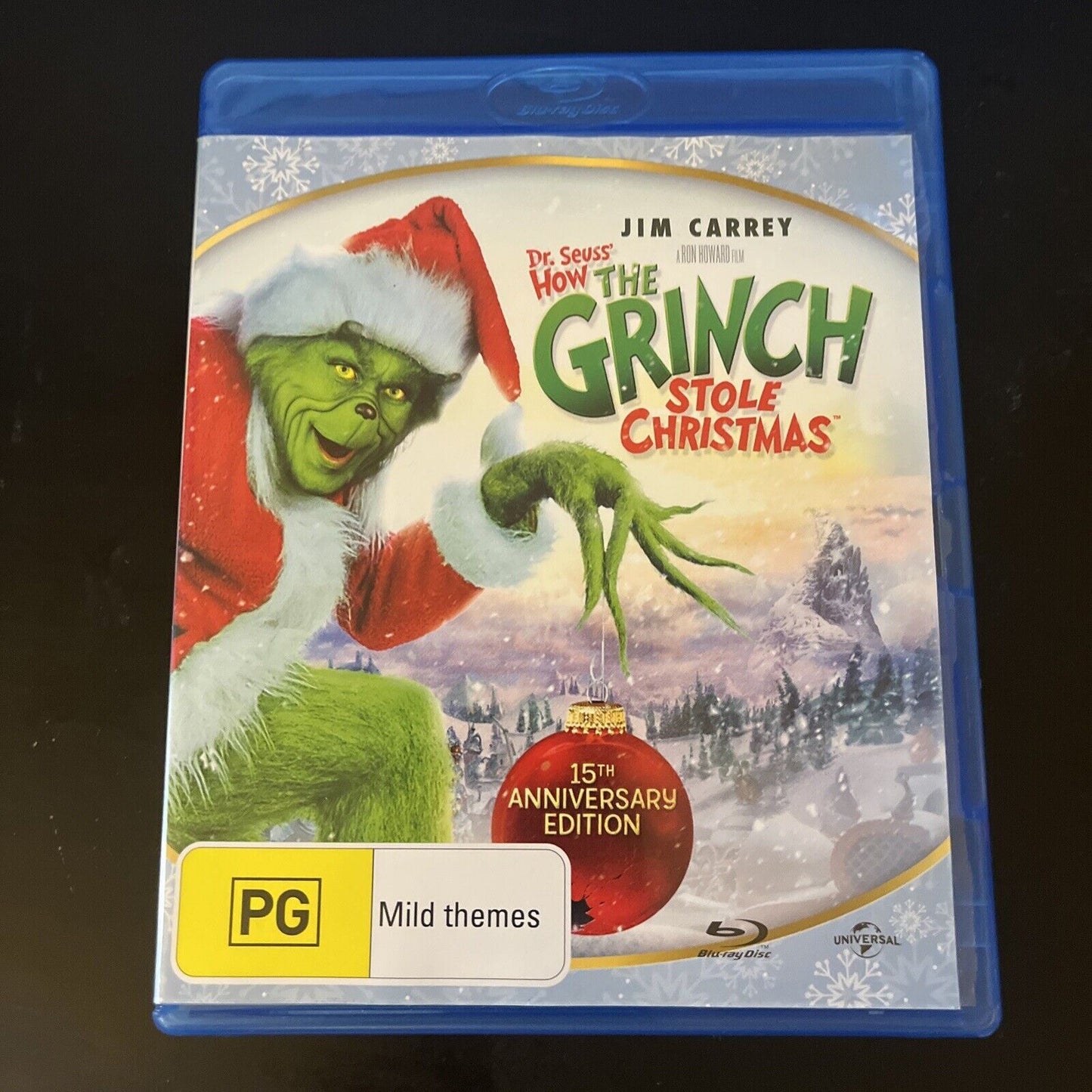 Dr. Suess The Grinch Who Stole Christmas (Blu-ray, 2000) Jim Carrey, Region B