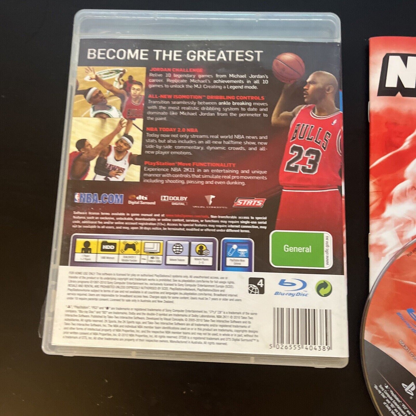 NBA 2K11 Sony PS3 / PlayStation 3 2K Sports Michael Jordan