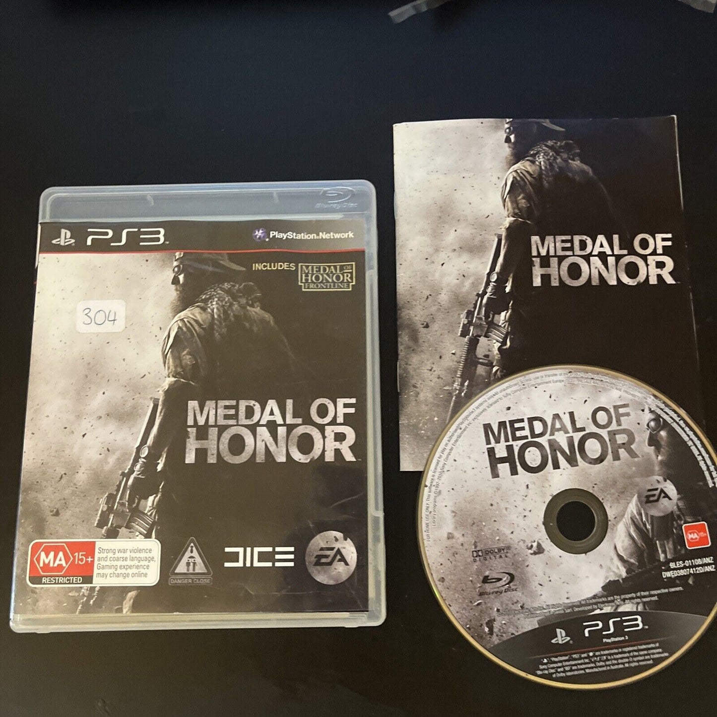 Medal of Honor PS3 Playstation 3 with Manual