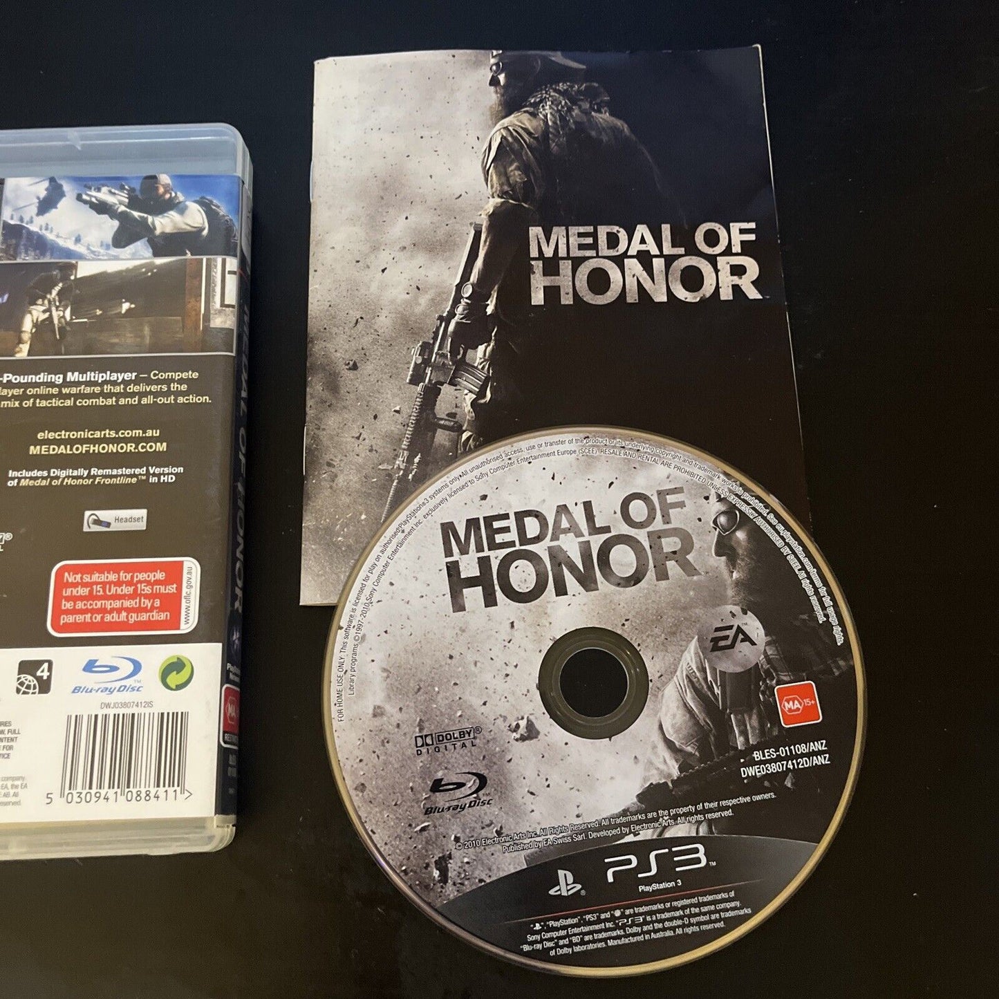 Medal of Honor PS3 Playstation 3 with Manual