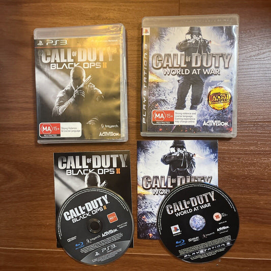 Call Of Duty: Black Ops II / World At War Sony PlayStation 3 PS3