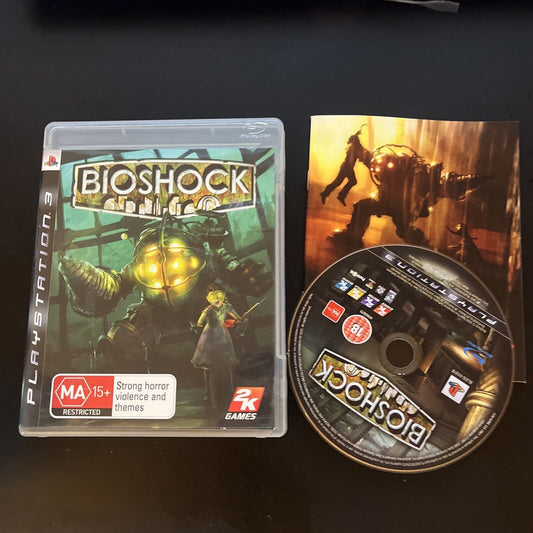 Bioshock - Sony Playstation 3 PS3 Game With Manual