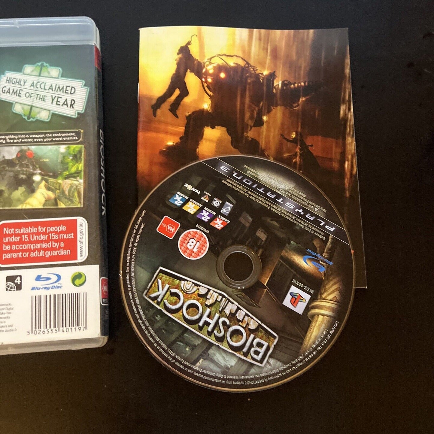 Bioshock - Sony Playstation 3 PS3 Game With Manual