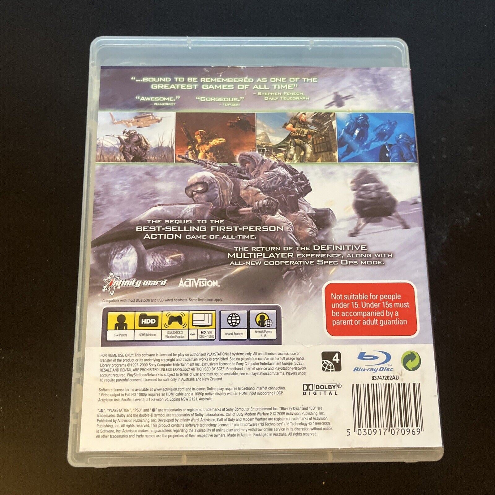 Call of Duty: Modern Warfare 2 (Sony PlayStation 3, 2009) – Retro Unit