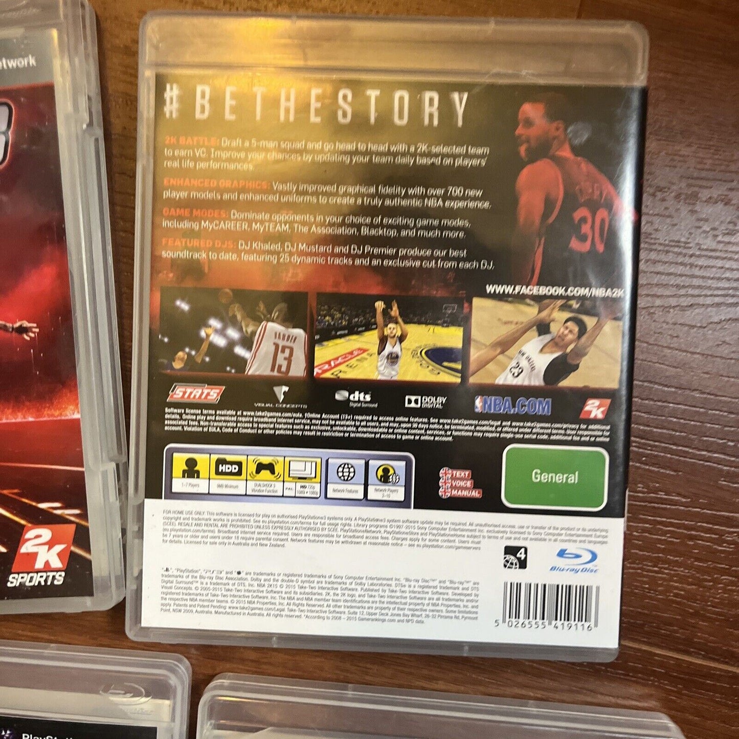 NBA 2K12, NBA 2K13, NBA 2K14 NBA 2K16 Sony Playstation 3 PS3