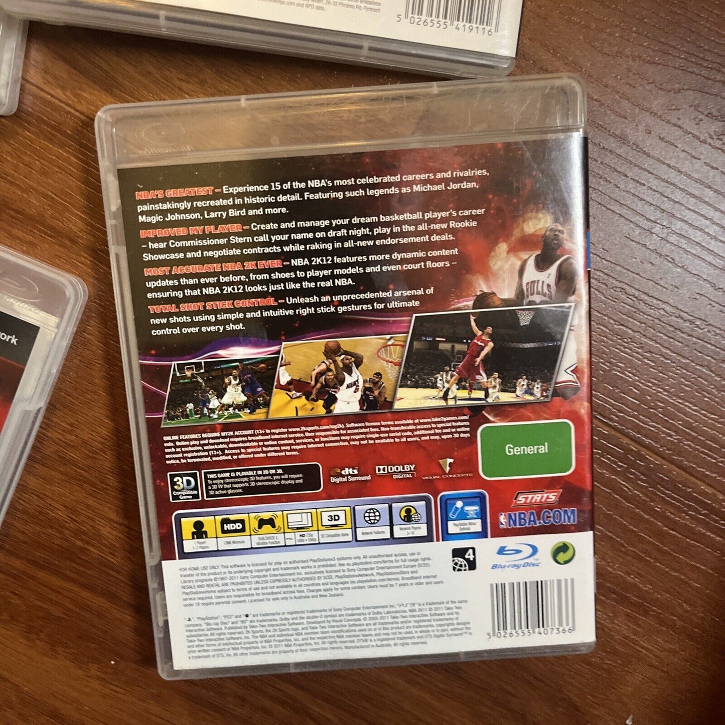 NBA 2K12, NBA 2K13, NBA 2K14 NBA 2K16 Sony Playstation 3 PS3