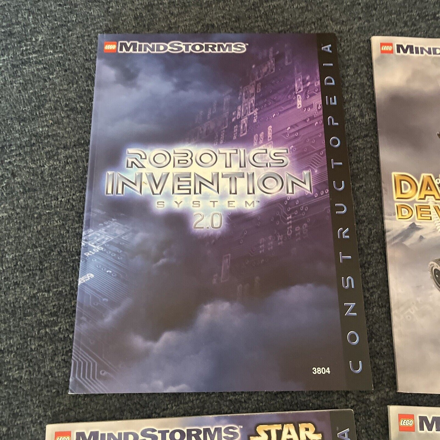 Lego Mindstorms Robotics Invention System 2.0 3804 Manual & Dark Side Manual