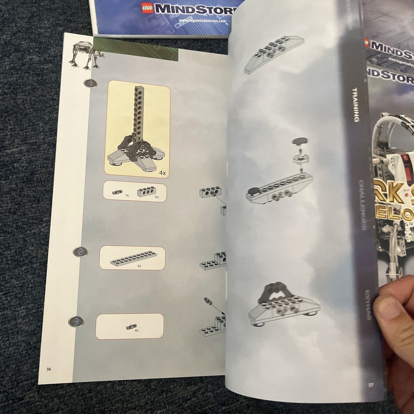 Lego Mindstorms Robotics Invention System 2.0 3804 Manual & Dark Side Manual