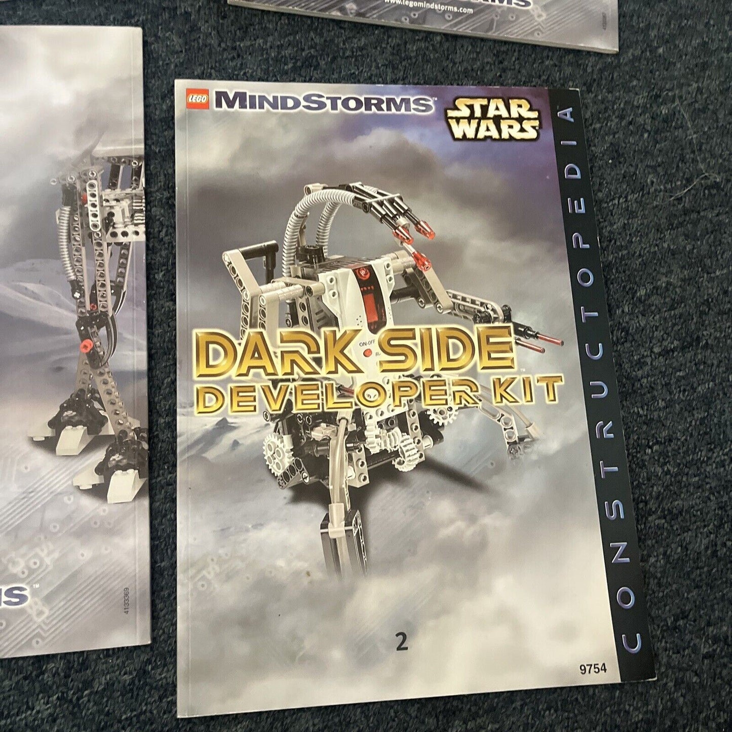 Lego Mindstorms Robotics Invention System 2.0 3804 Manual & Dark Side Manual