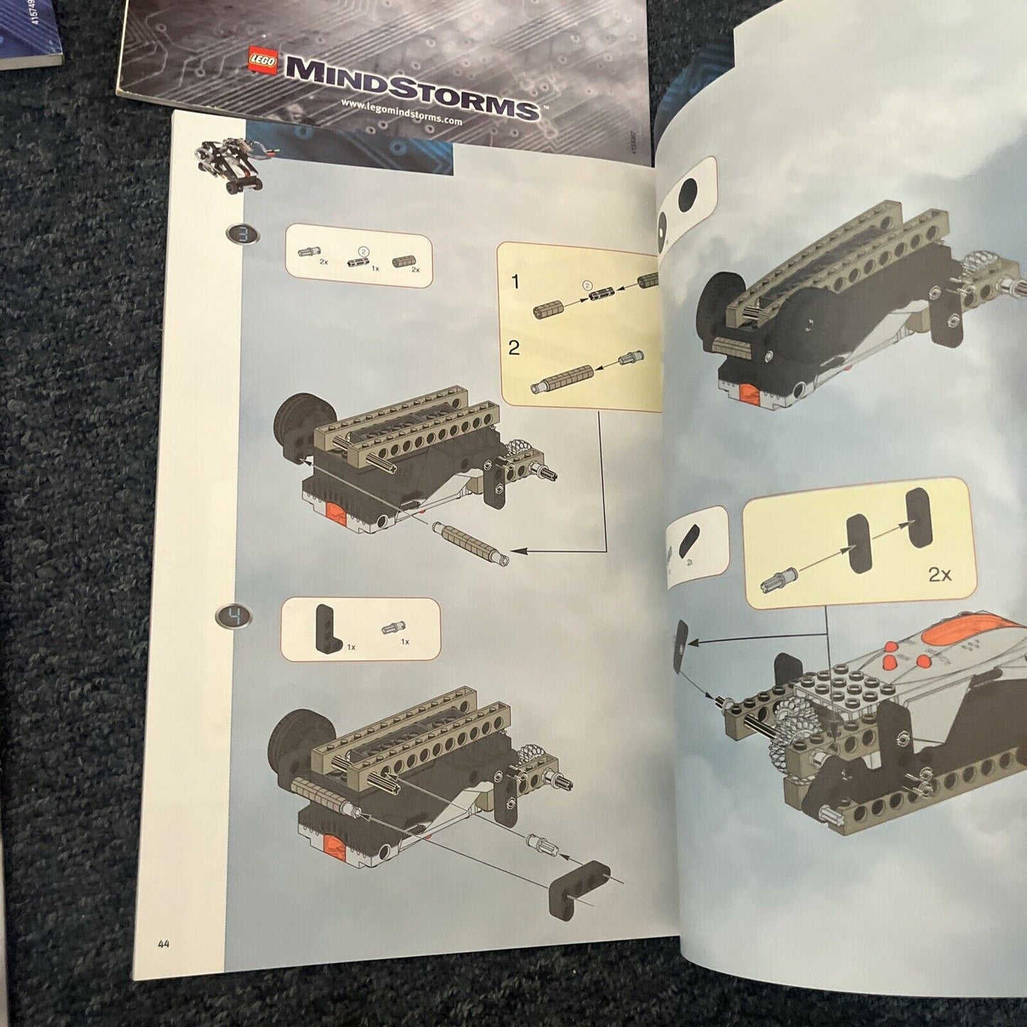 Lego Mindstorms Robotics Invention System 2.0 3804 Manual & Dark Side Manual