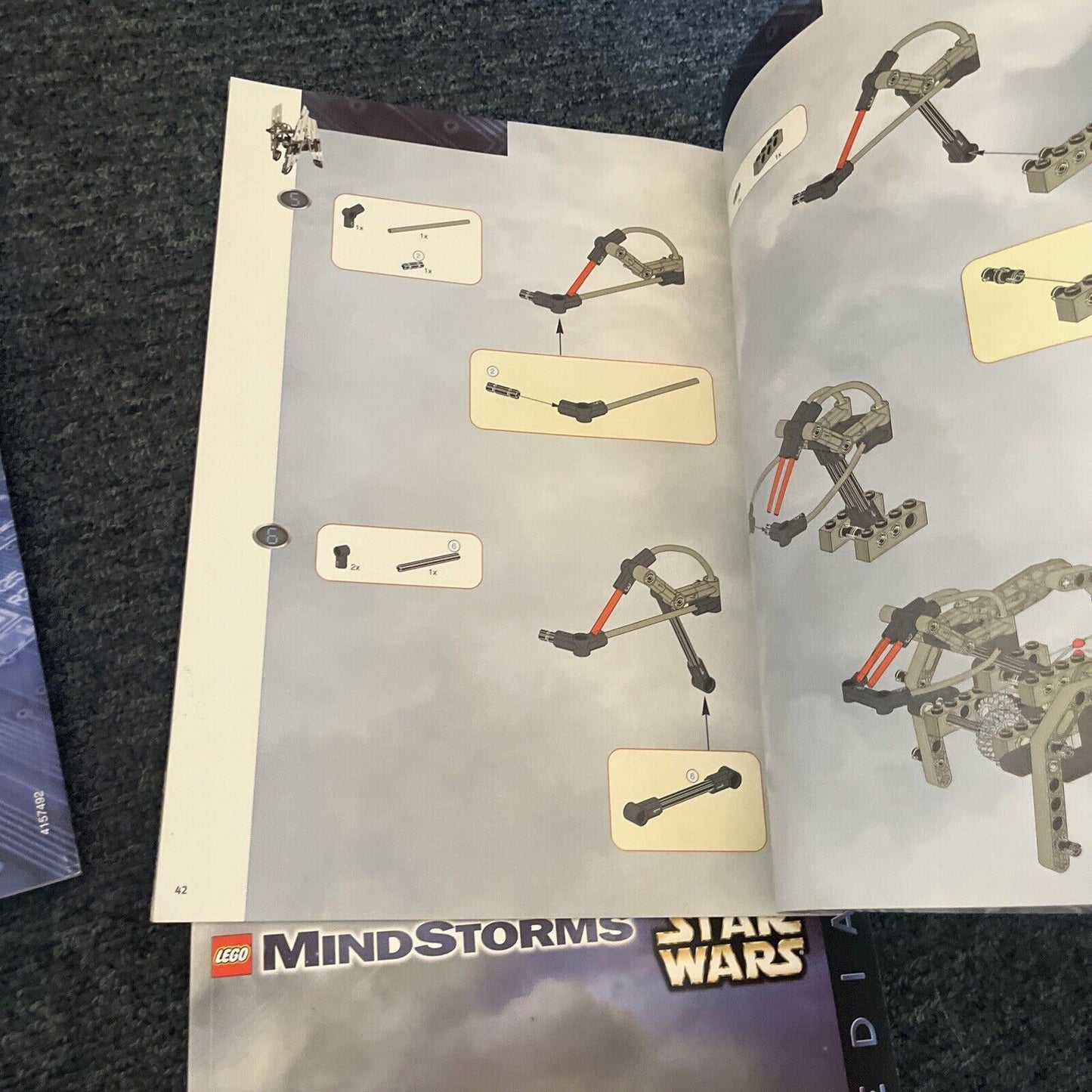 Lego Mindstorms Robotics Invention System 2.0 3804 Manual & Dark Side Manual