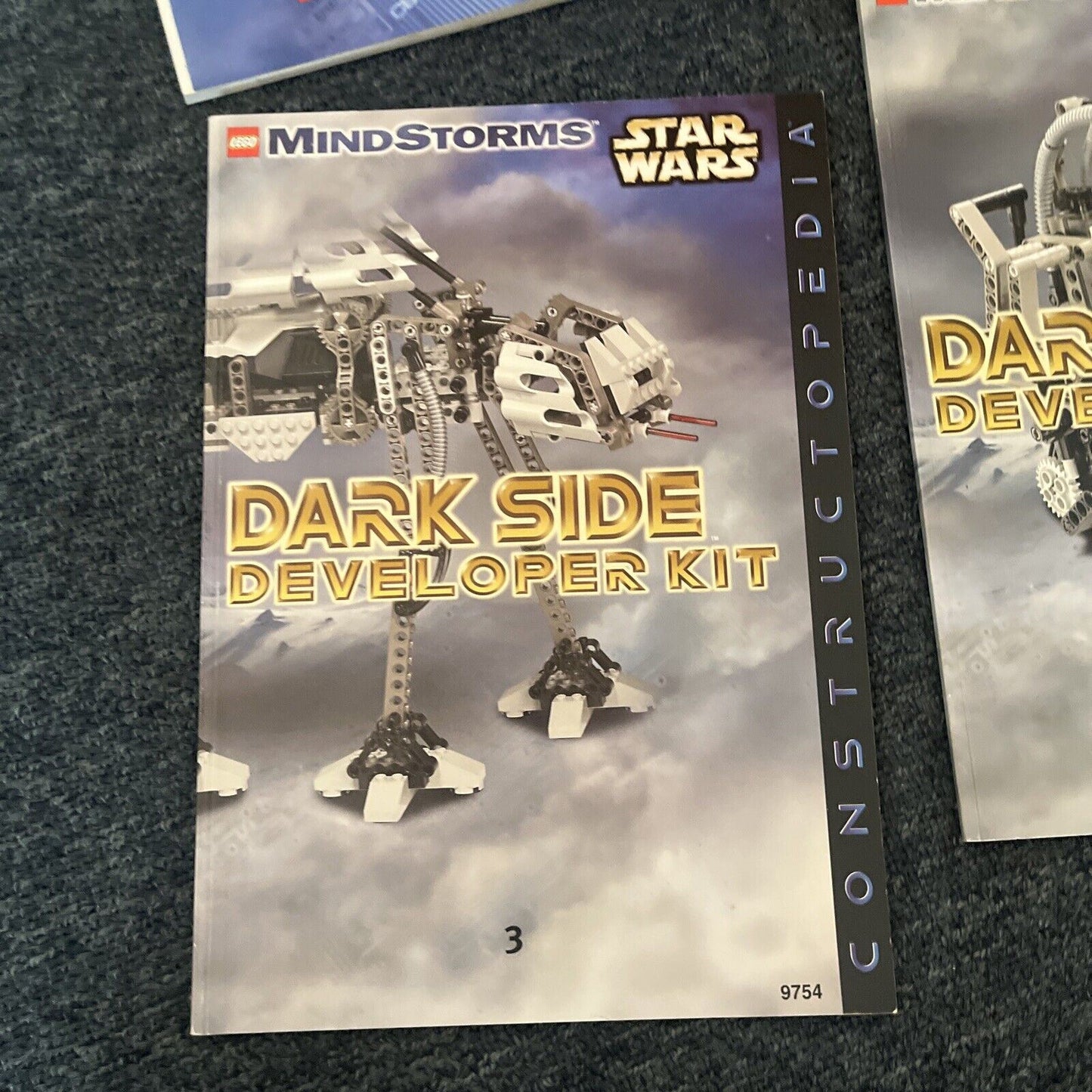 Lego Mindstorms Robotics Invention System 2.0 3804 Manual & Dark Side Manual