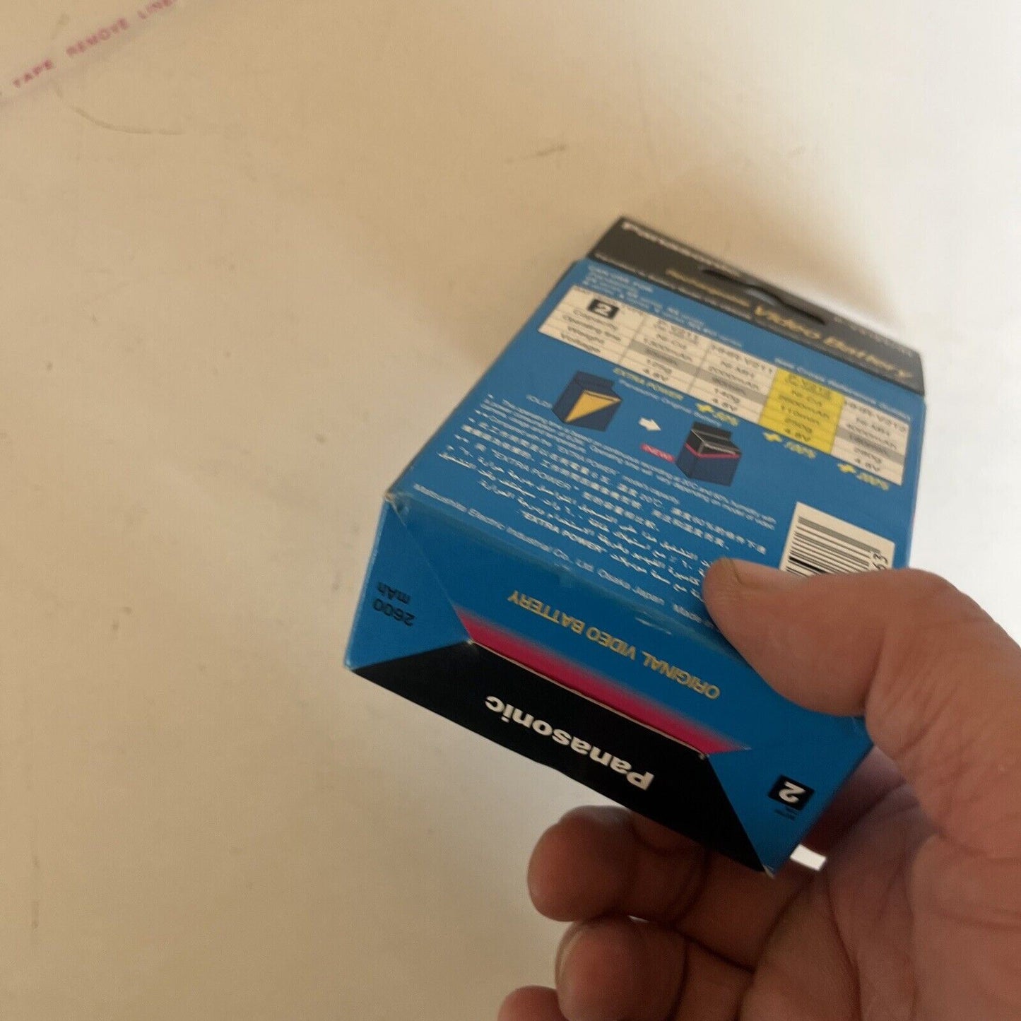 Panasonic Rechargable Video Battery for VHS-C Panasonic Video Camera 2600mAh 4.8