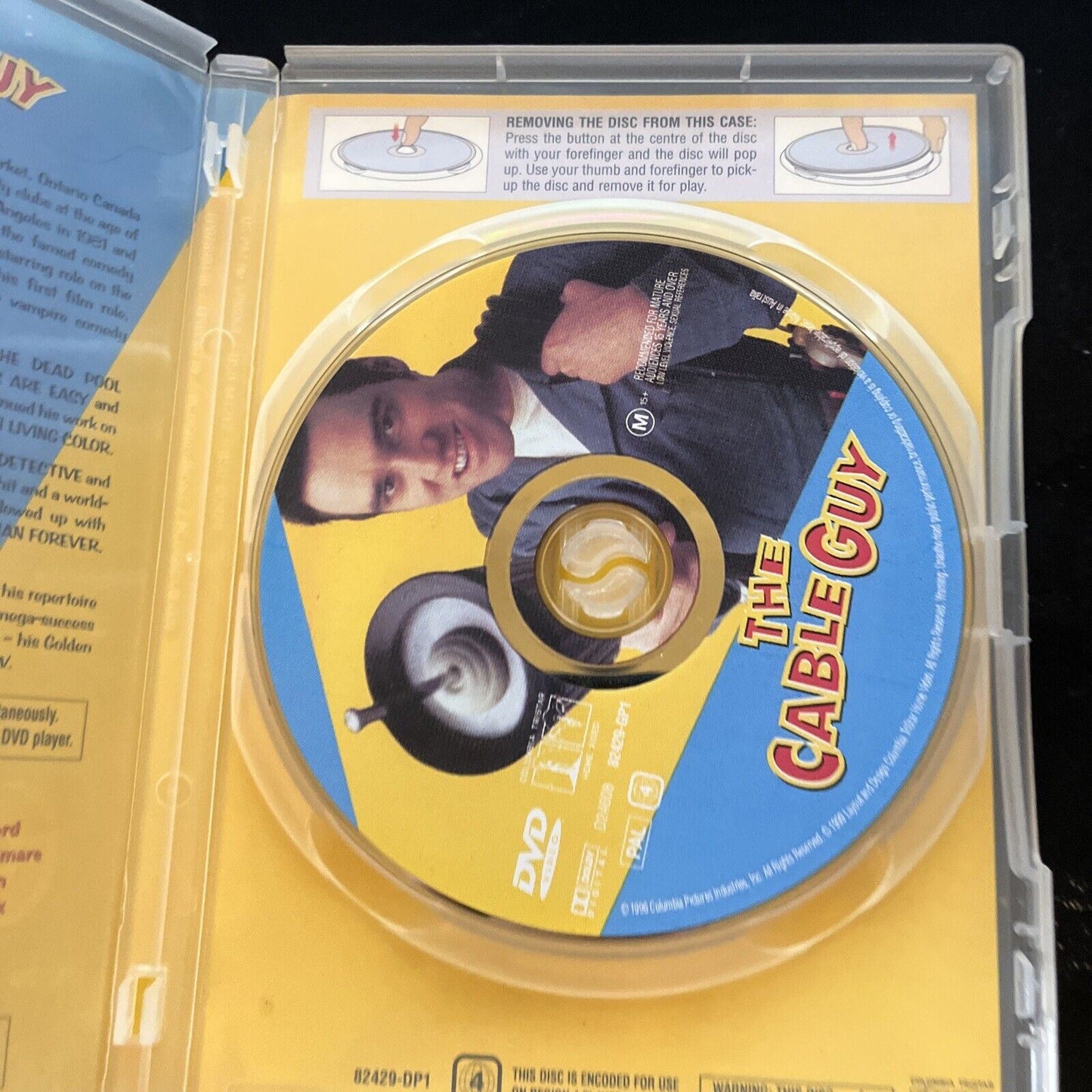 The Cable Guy (DVD, 1996) Jim Carrey, Matthew Broderick Region 4