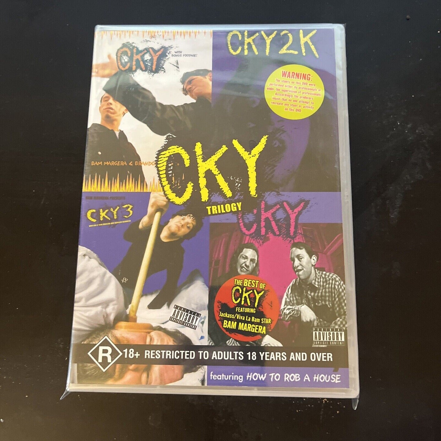 CKY Trilogy (DVD, 2000, 2-Disc) Bam Margera, Brandon DiCamillo, NEW All Regions