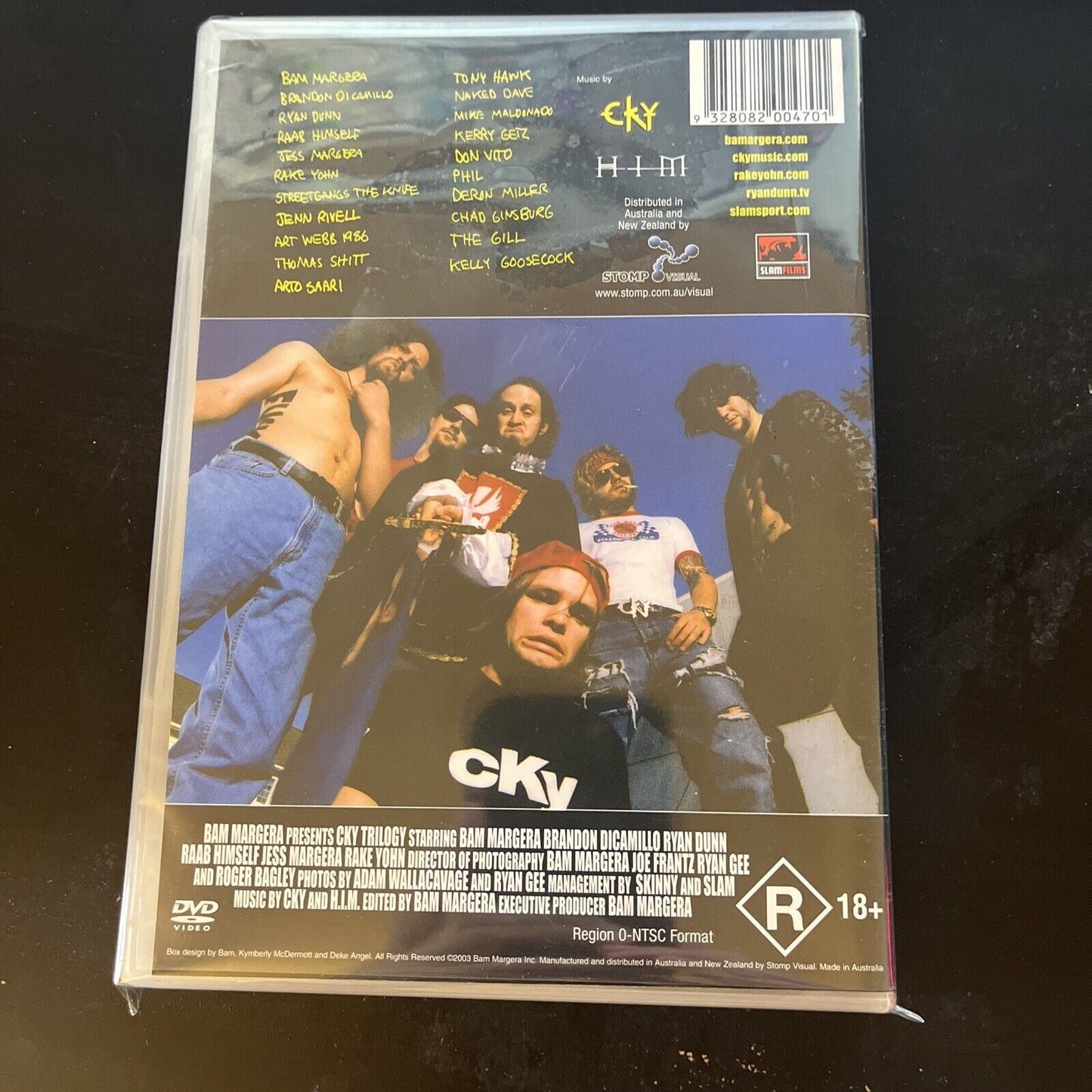 CKY Trilogy (DVD, 2000, 2-Disc) Bam Margera, Brandon DiCamillo, NEW All Regions