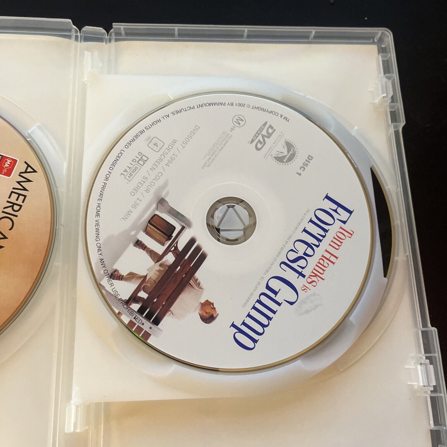 American Beauty / Forrest Gump / A Beautiful Mind (DVD, 1999, 3-Disc) Region 4