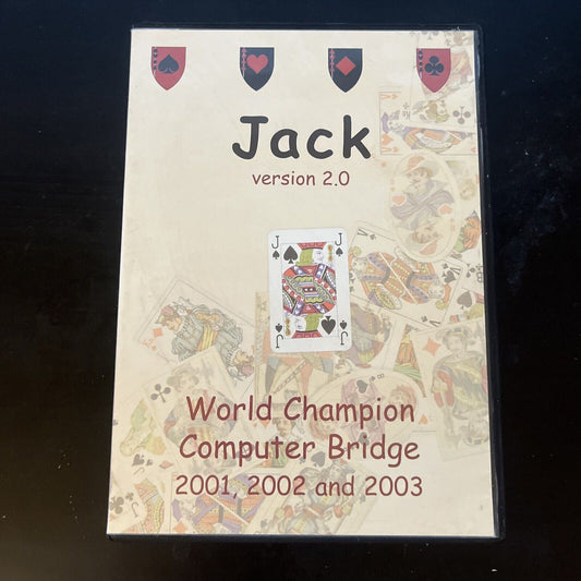 Jack Version 2.0 - World Champion Computer Bridge 2001, 2002, 2003 PC CDROM