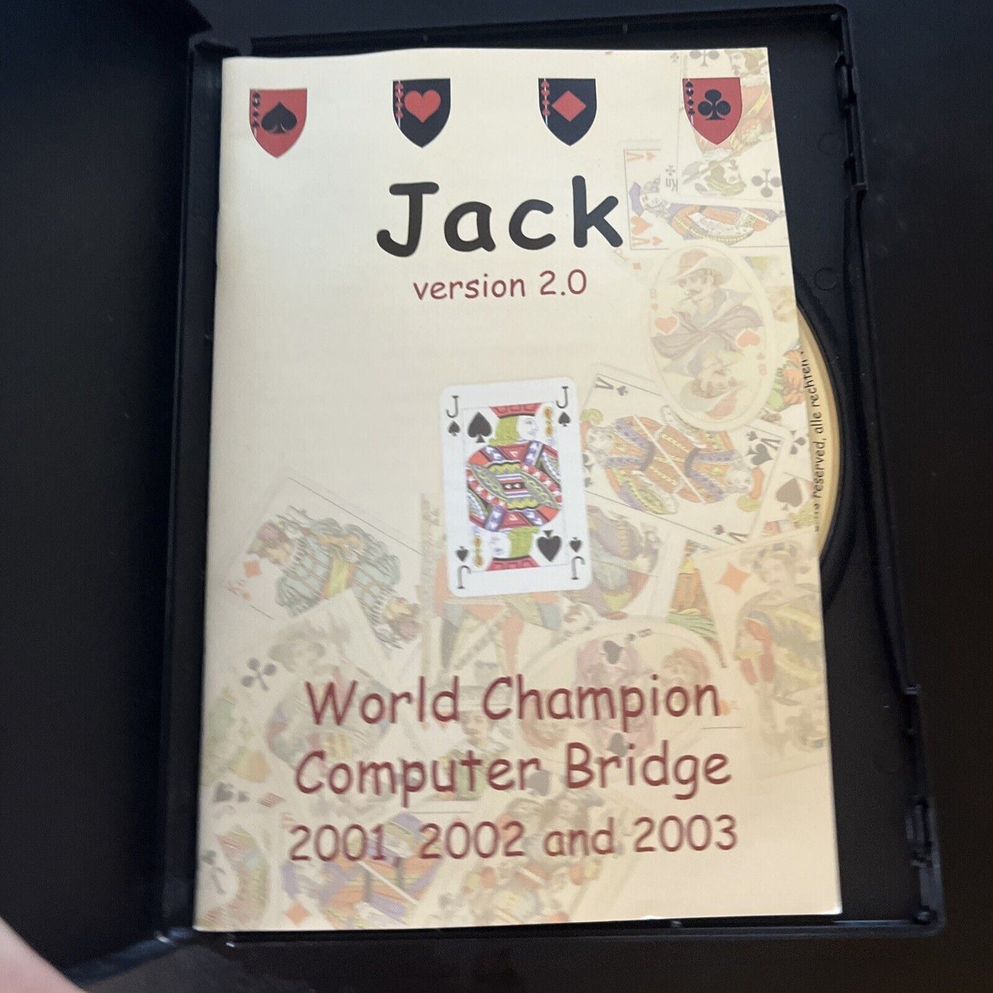 Jack Version 2.0 - World Champion Computer Bridge 2001, 2002, 2003 PC CDROM