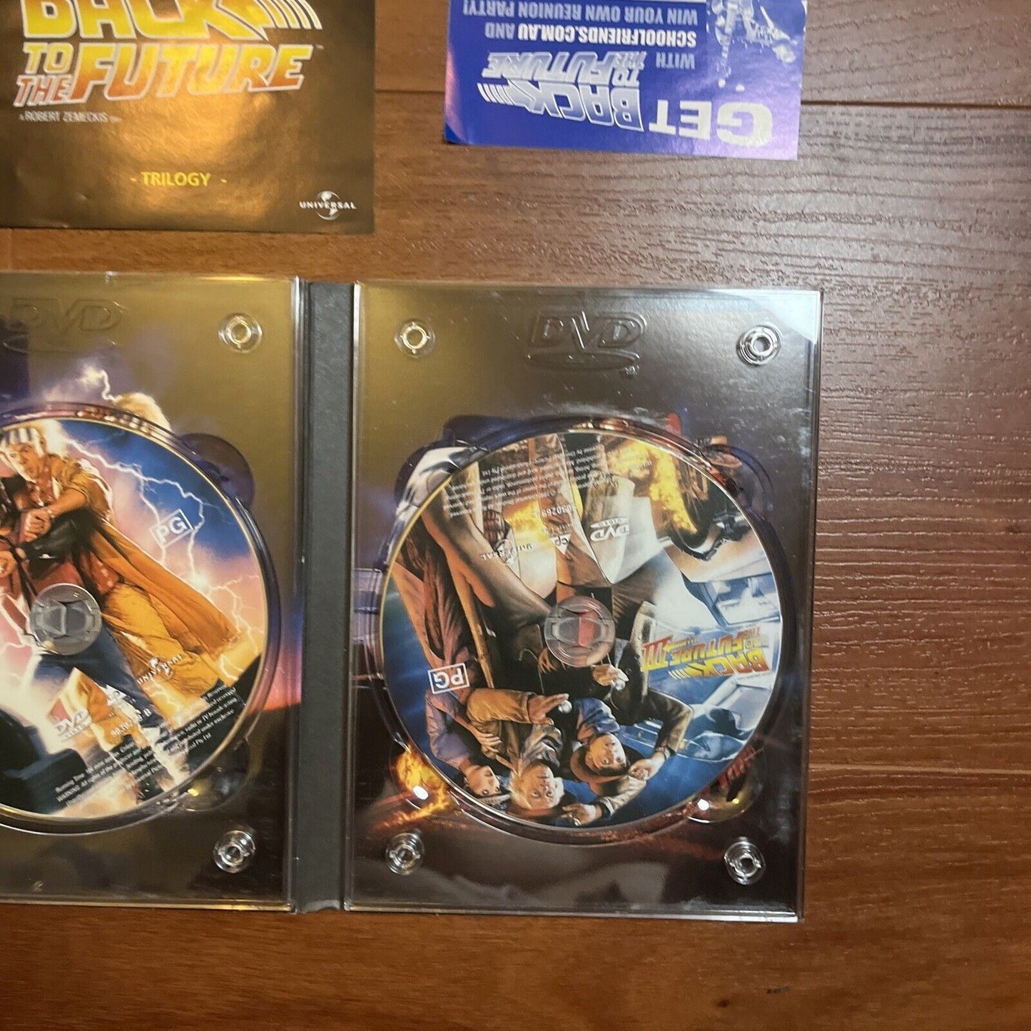 Back To The Future - The Trilogy Limited Edition (DVD, 1985, 3-Disc) Region 4 &2