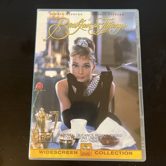 Breakfast At Tiffany's (DVD, 1961) Audrey Hepburn, George Peppard Region 4