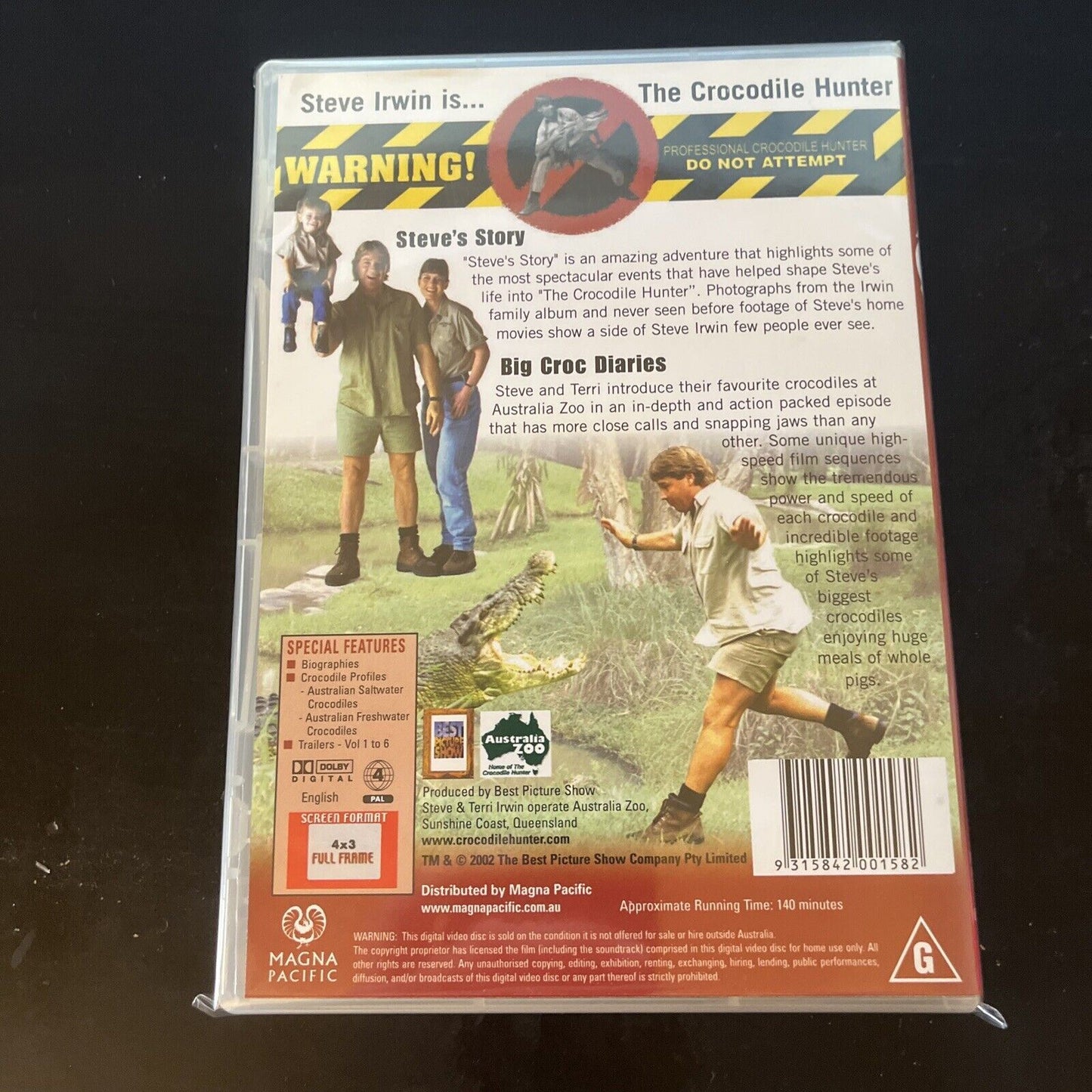 Crocodile Hunter : Vol 1 (DVD, 2002) Steve Irwin NEW Region 4