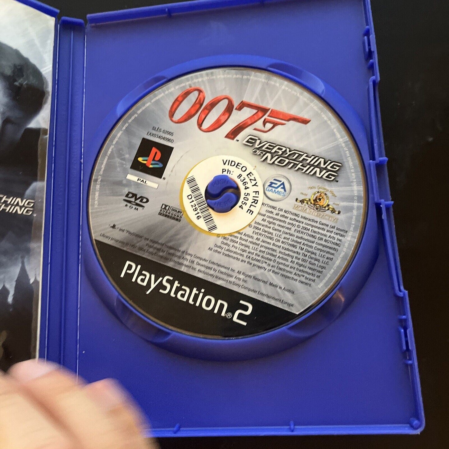 007 Everything Or Nothing - PS2 Sony Playstation 2 With Manual PAL