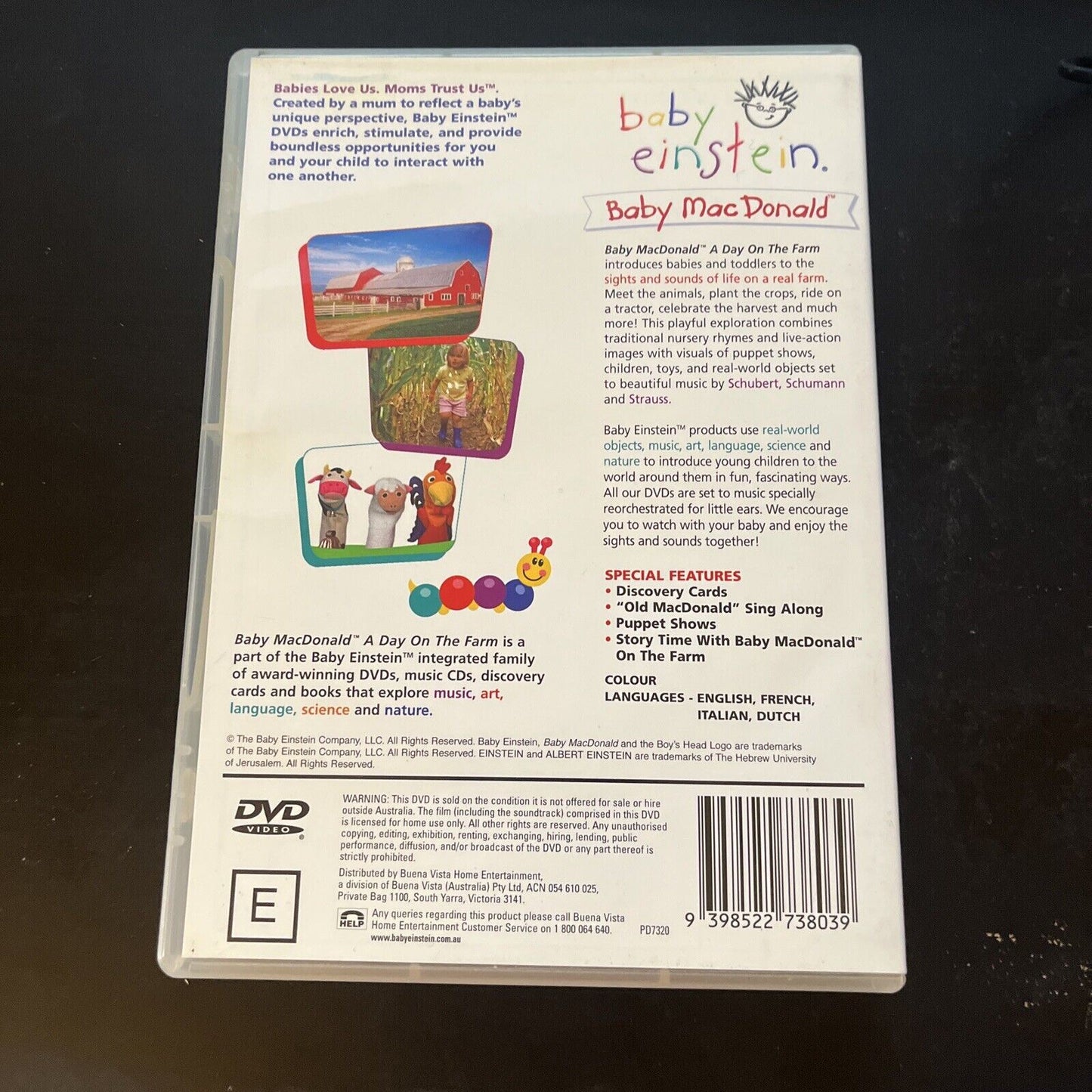 Baby Einstein - Baby MacDonald (DVD, 2004) Region 4