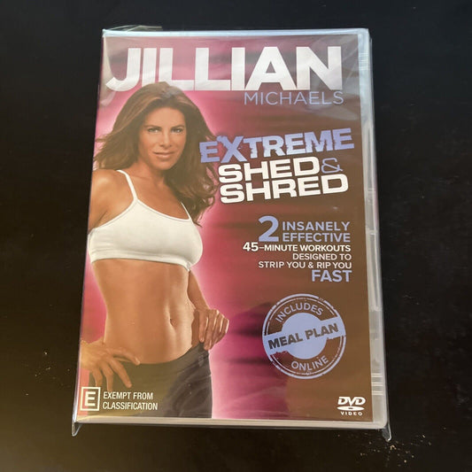 Jillian Michaels Extreme Shed & Shred (DVD, 2011) NEW All Regions