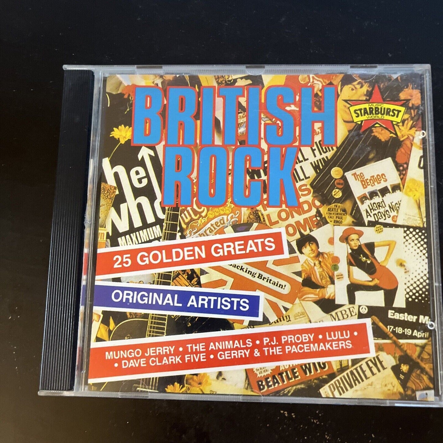 BRITISH ROCK - 25 Golden Greats / Original Artists (CD, 1990)