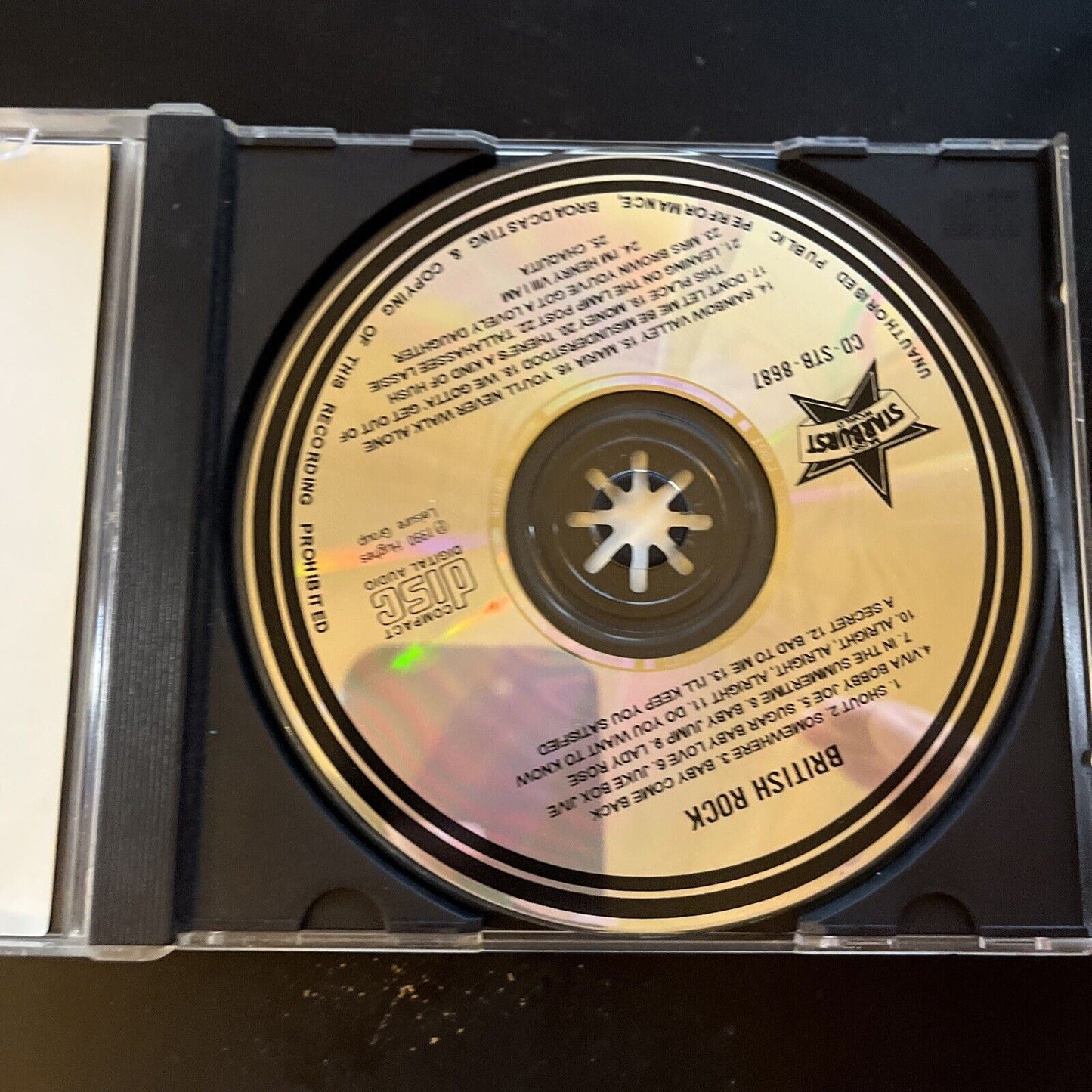 BRITISH ROCK - 25 Golden Greats / Original Artists (CD, 1990) – Retro Unit