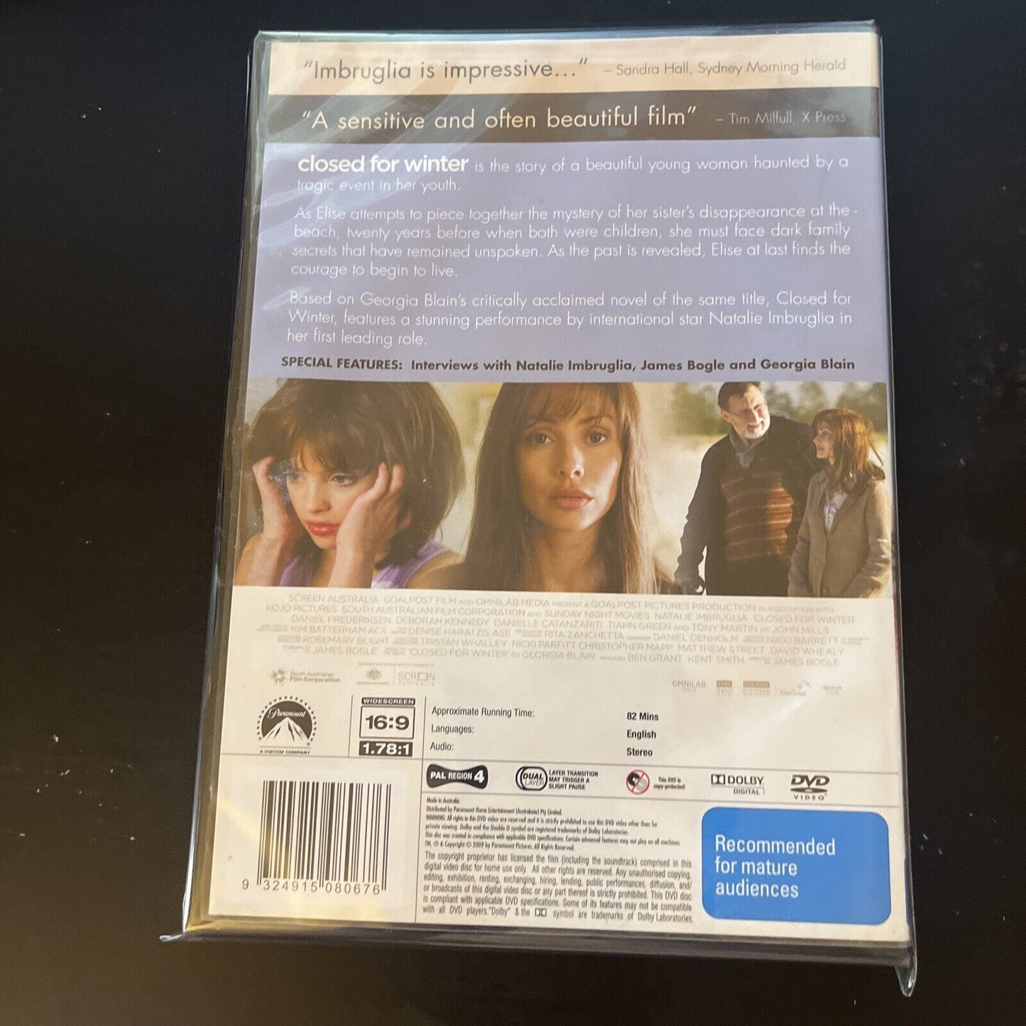 Closed For Winter (DVD, 2009) Natalie Imbruglia, Daniel Frederiksen NEW Region 4