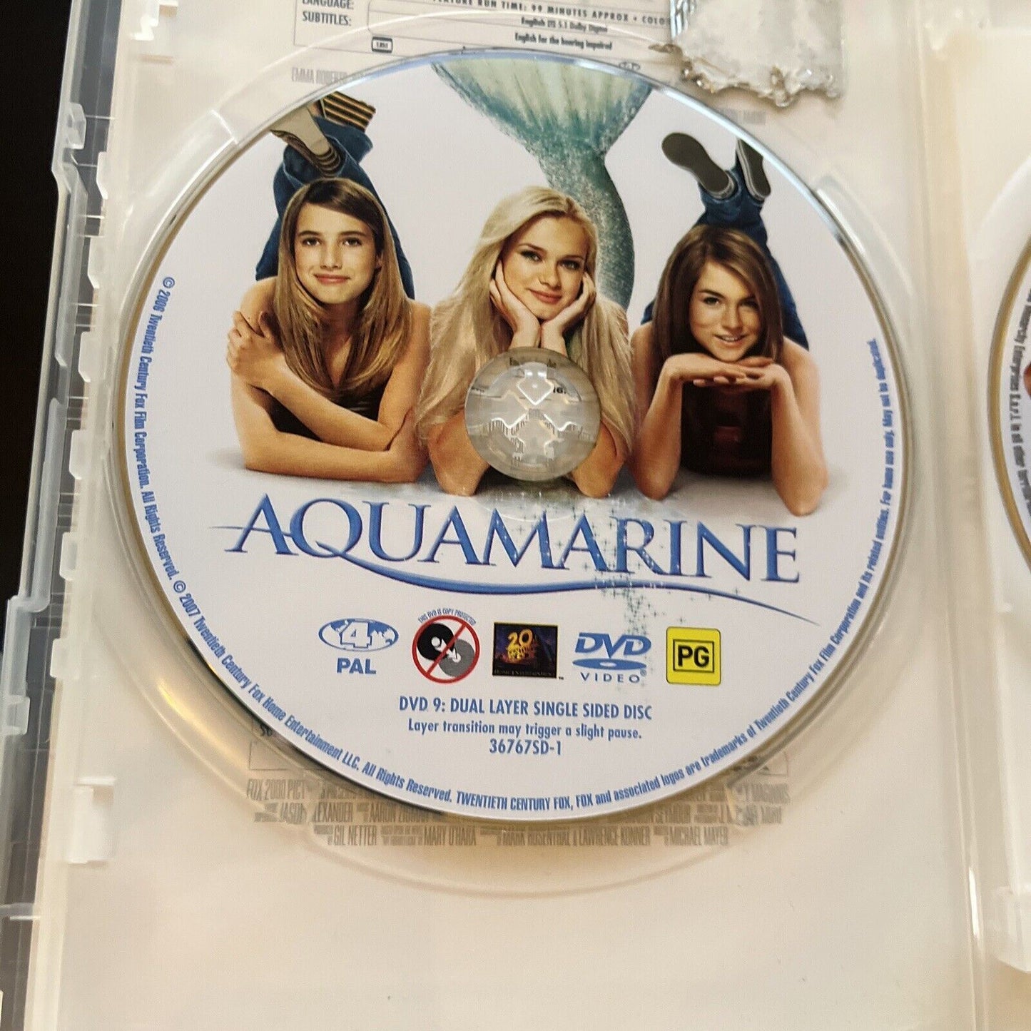 Aquamarine / Just My Luck / Flicka (DVD, 3-Disc)  Region 4