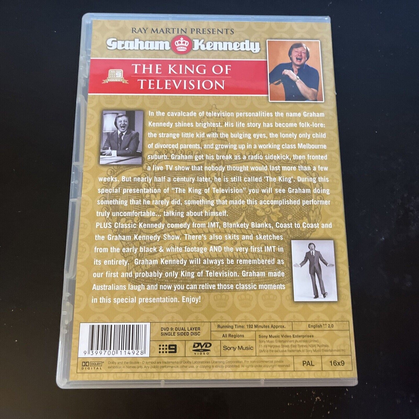 Graham Kennedy - The King Of Television (DVD, 2004) Region 4