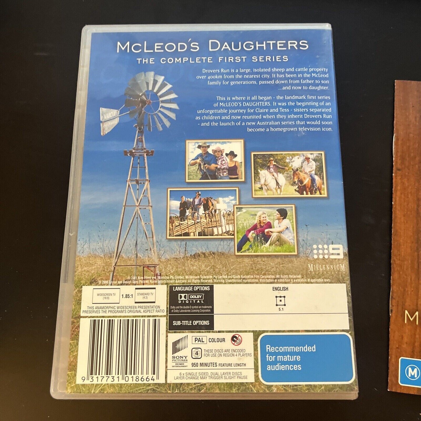 McLeod's Daughters : Season 1 (DVD, 2001, 6-Disc) Lisa Chappell, Region 4