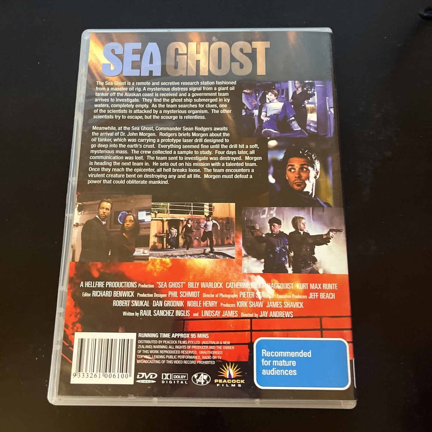 Sea Ghost (DVD, 2008) Billy Warlock, Kurt Max Runte, Region 4
