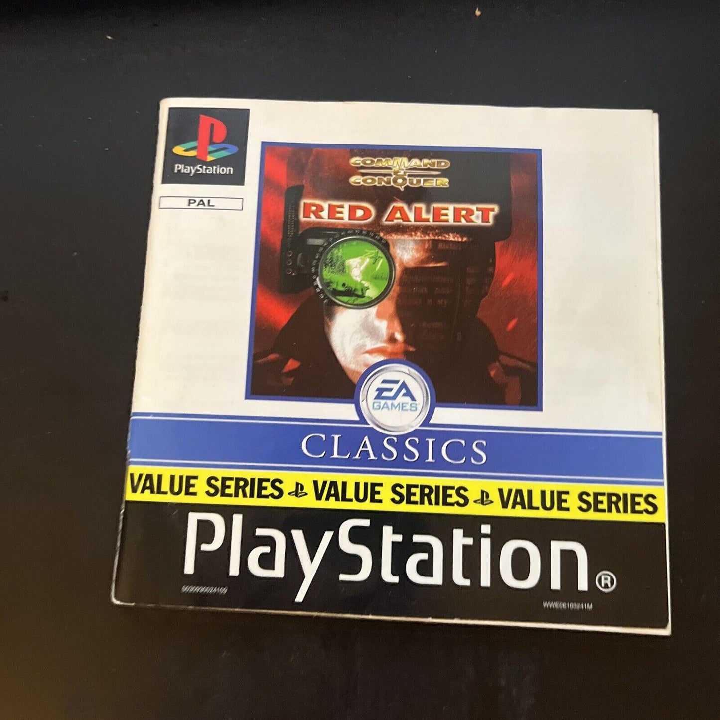 Command & Conquer Red Alert Sony PlayStation 1 PS1 PSONE with Manual PAL